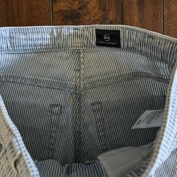 AG Adriano Goldschmied Isabelle Side Panel High Rise Straight Crop Jeans Size 25 - Picture 13 of 16
